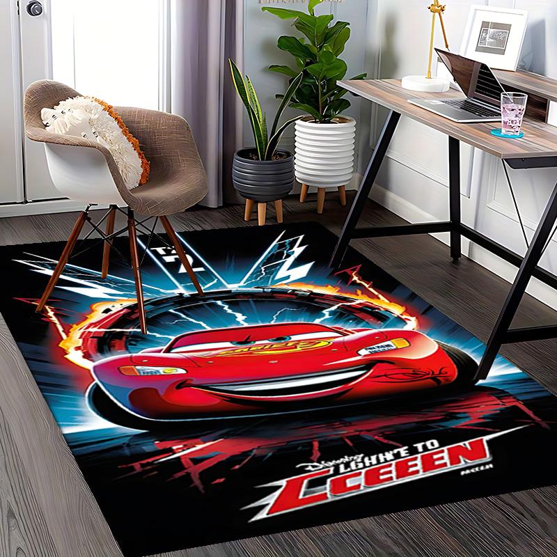 1pc Mcqueen Carpet Rug for Bedroom Living Room Decor Sofa Home Game Area Rug Non-slip Floor Mat. D0730037