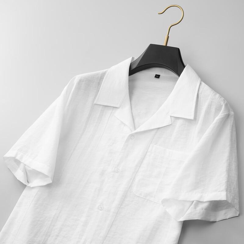Men's Plus Size Casual Short Sleeve Lapel Shirt
