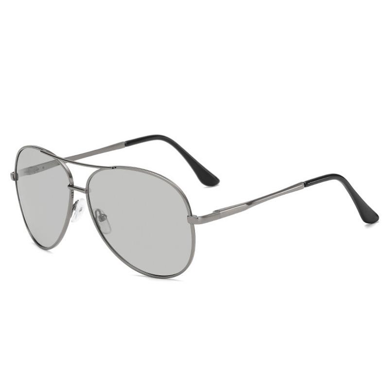 Classic Pilot Photochromic Sunglasses Men Safety Driving Sun Glasses Women Anti-Glare Change Color Day And Night Eyewear