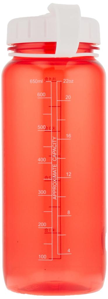 Captain Stag Water Sports Direct with Rice (CAPTAIN STAG) Bottle, Bottle, 650ml, Drinking, Graduations, 4.5 Cups, Red, UE-3393