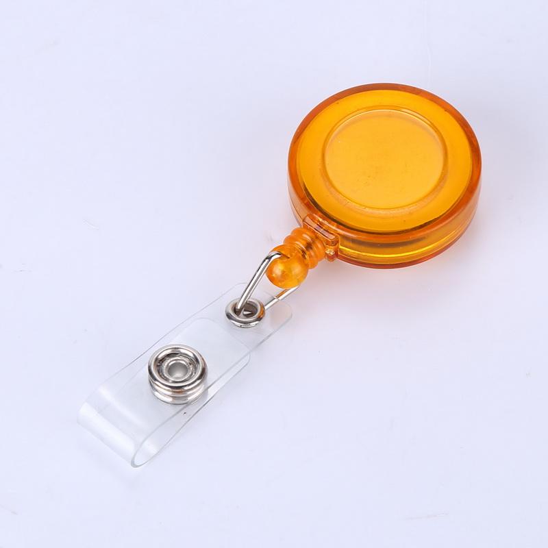 1pc Credential Pass Badges Doctor Id Nurse Retractable Id Badge Reel Plastic Badges Badge Clip Nurse Accessories