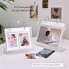Creative Writing Book Double Sided Acrylic Photo Album Transparent Album Transparent Inner Page Home Decorations Durable