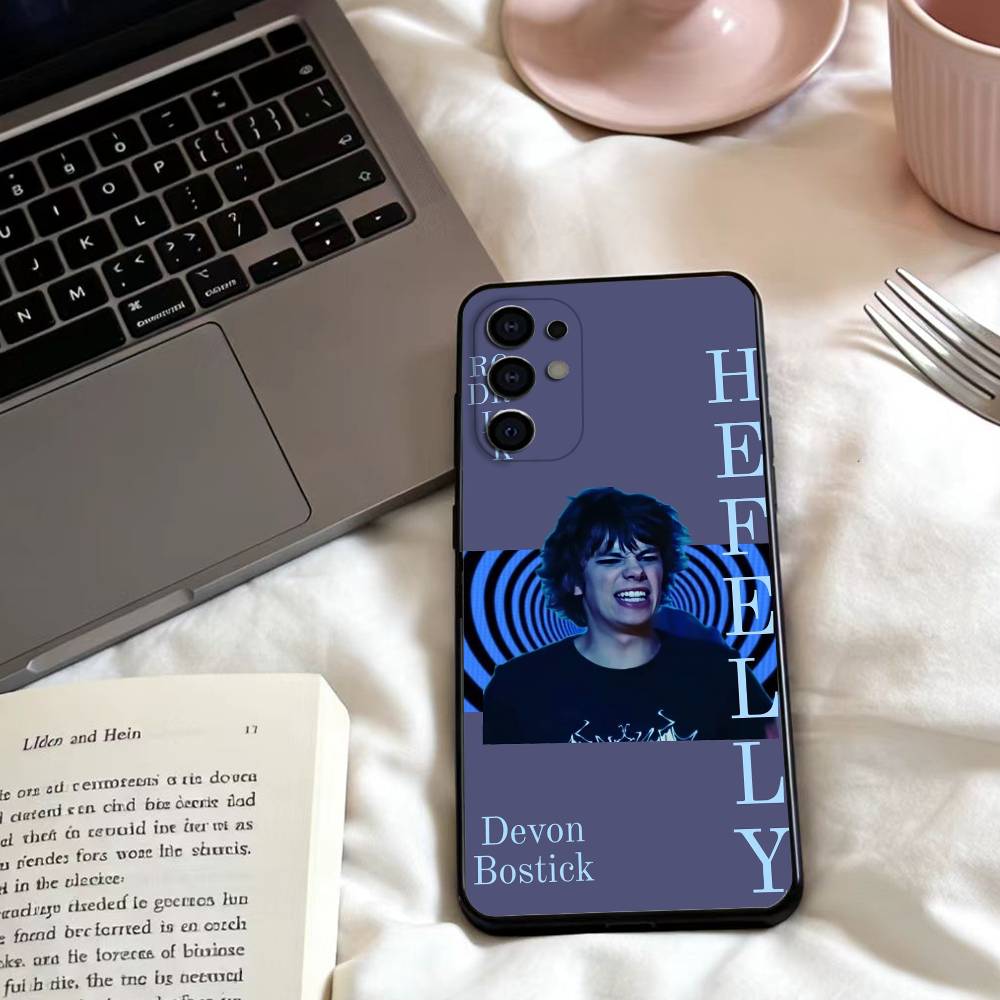 

D-Devon Bostick Phone Case For Samsung S25,24,23,22,30,21,10,9,Ultra,Plus,Lite,FE,4,5 G Soft Black Case Samsung S21Ultra