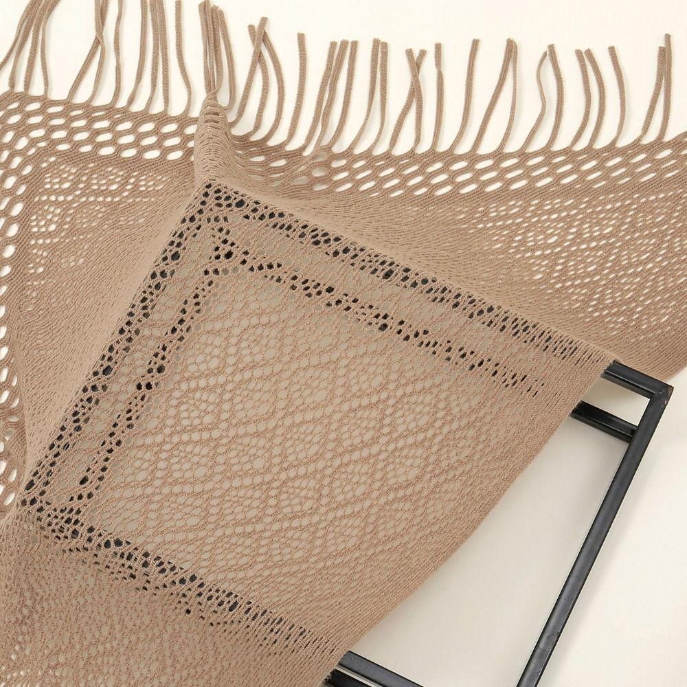 Wraps Tassels Shawl Cloak Fart Curtain Elegant Waistband  Female