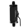 Car Fuel Shut Off Valve AN6 Fitting Flow Control Aluminum Alloy Black Rustproof Universal