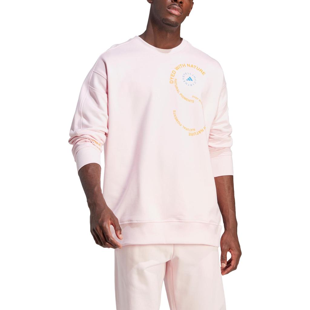Adidas Stella McCartney Co-branded Sportswear Soft Sweatshirt Unisex Daily Casual Comfort Top Pink IA7715