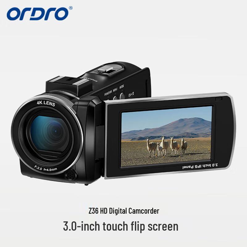 

ORDRO Z36 4K IR Night Vision Vlogging Camcorder (CN version)