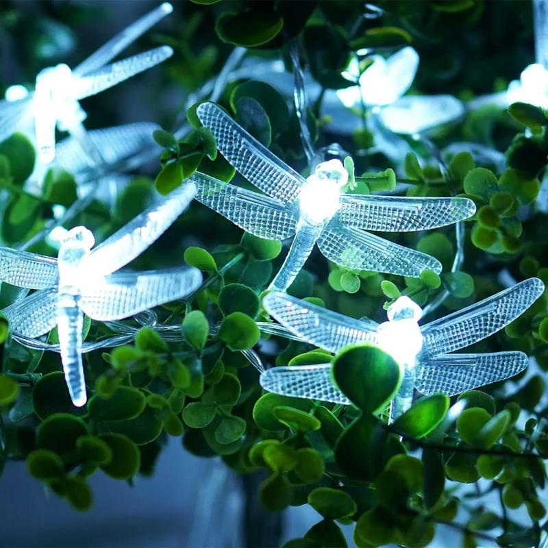 1PC 1.5M 10LED Battery Powered Dragonfly String Lights for Home Garden Bedroom Wedding Birthday Party Festival Holiday Decor