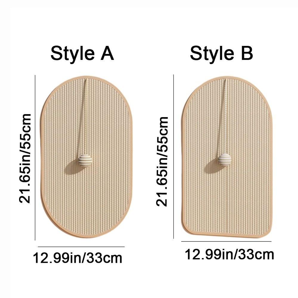 Self-Adhesive Natural Sisal Cat Scratch Pads Washable Cat Scratch Board Sharpen Nails