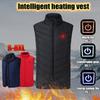 Heating Vest Two Zones Intelligent Heating Vest Electric Heating Men and Women Heating Suit Constant Temperature Full Body Heating Vest