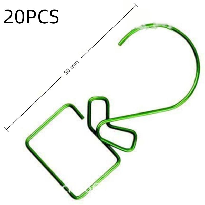 12/20Pcs/Set Party Supplies Christmas Decoration Hanger Hooks Xmas Tree Hook S Shaped Metal Hook