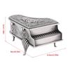 Piano Piano Shaped Jewelry Box Zinc Alloy Jewelry Organizer Box  Jewelry Storage