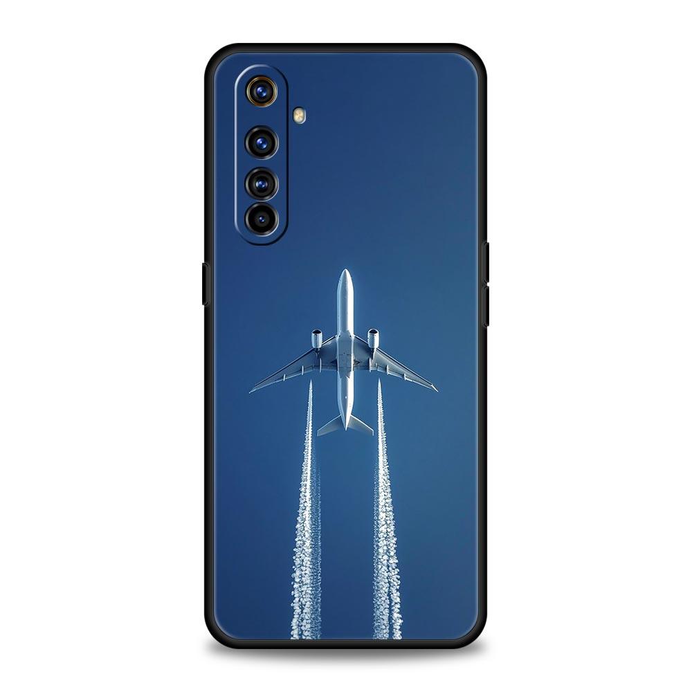 Aircraft Airplane Cool Phone Case For Realme 12 11 10 9 8 5G 7 6 GT5 GT3 GT2 Pro Plus C21 C11 C25 C35 For GT Neo 2 3 3T 5 Cover