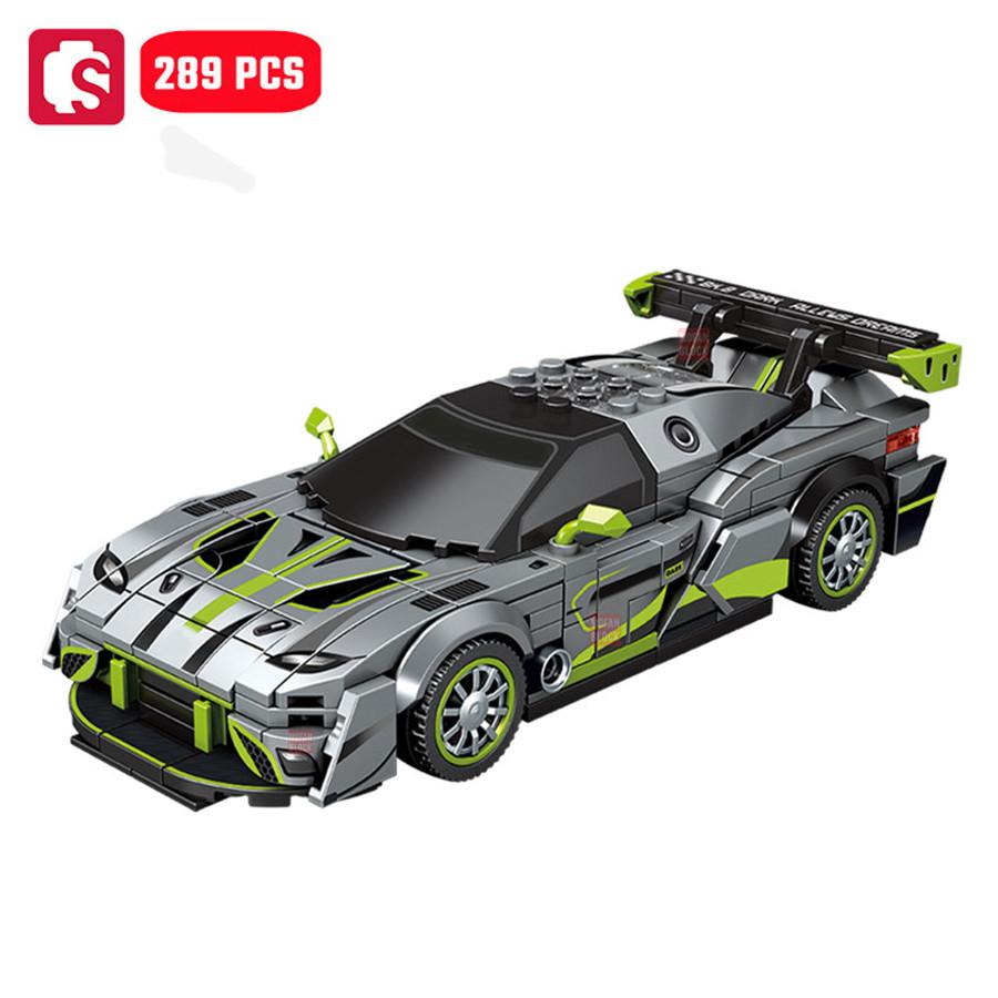 SEMBO BLOCK BK8 City Sports Car Racing Model Assembly Building Block Technology Supercar Vehicle Bricks Toys Boys Birthday Gifts