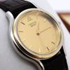 [USED] Working SEIKO CREDOR watch with 18K gold bezel, women's classic style, model 2402