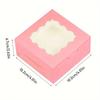 30PCS Cake Boxes With Window Bakery Boxes Pastry Boxes For Cake, Pastries Chocolates Cupcakes Valentine'S Day Party Decor