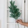 1pc Artificial Plant Pine Needle Plastic Christmas Tree Door Hanging Wreath Home Outdoor Garden Wall Diy Wedding Decor Accessory
