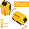 Battery Rack Holder for DCB202 DCB203 DCB204 20V Power Tool ABS Construction MultiDirection Installation in Garage
