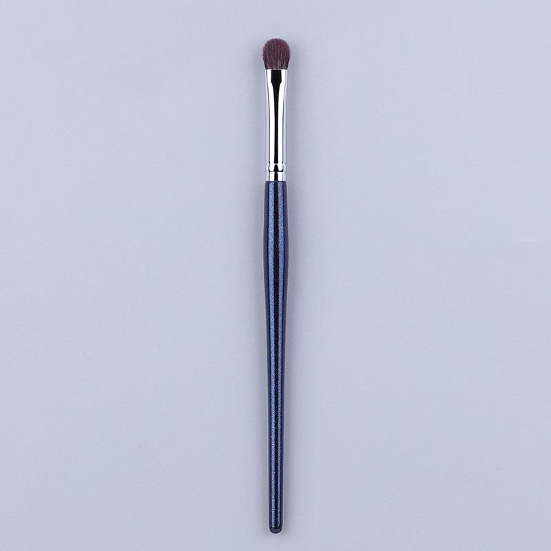 Genuine Wool 15-Piece Copper Tube Makeup Brush Set - Includes Highlight, Eyeshadow Brushes & Eyelash Comb