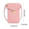 Touchscreen Handytasche Smartphone Geldbörse PU Leder Schultergurt Handtasche Mode Mobile Geldbörse