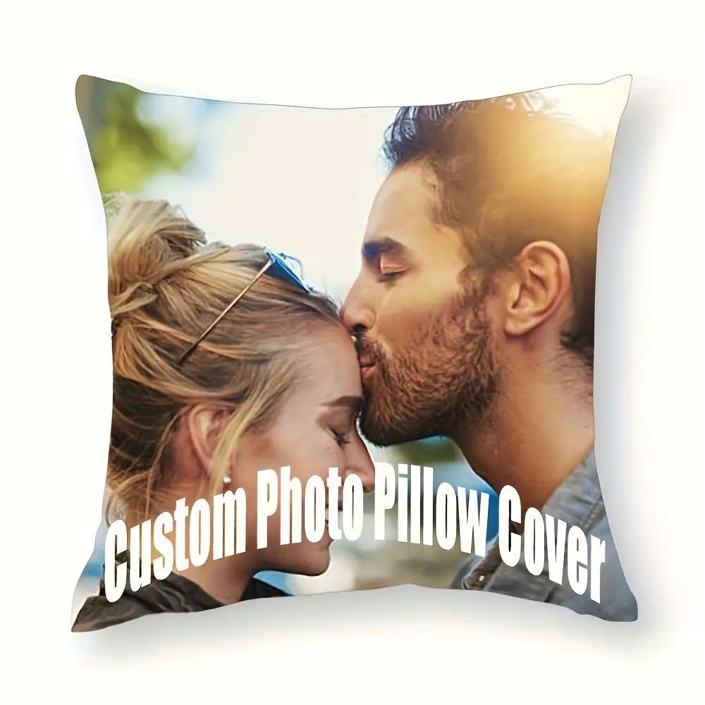 1pc Parrot and Flower Watercolor Double sided Printed Pillow Sofa Cover - Peach Fleece Pillowcase 45_ 45cm