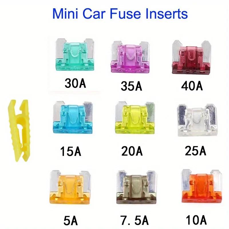 90 adet/kutu Mini Bıçak Sigortalar Otomobil Araba Kamyon Çeşitli Sigorta Kiti 40A 5A 7.5A 10A 15A 20A 25A 30A 35A