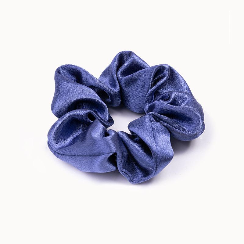 1pcs Women Girls Silky Satin Hair Scrunchies Solid Elastic Elegant Rubber Band Headwear Holder Scrunchy Hair Accessoires
