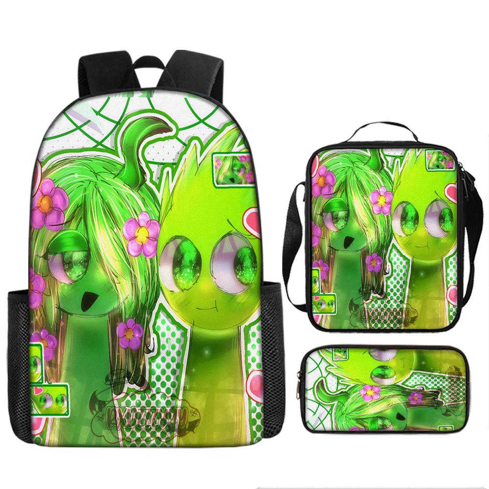 Sprunki Rhythm Box Backpack Primary School Third and Fourth Grades Lightweight Student School Bag