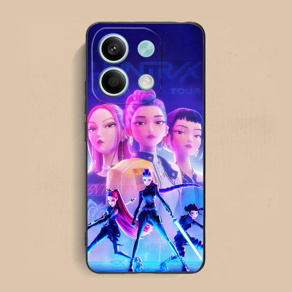 KPOP Hunter Girls Phone Case for Xiaomi Redmi Note 14 13 12 11 S Pro Plus 4G 5G Colour Printing Protective Luxury Pretty Cover