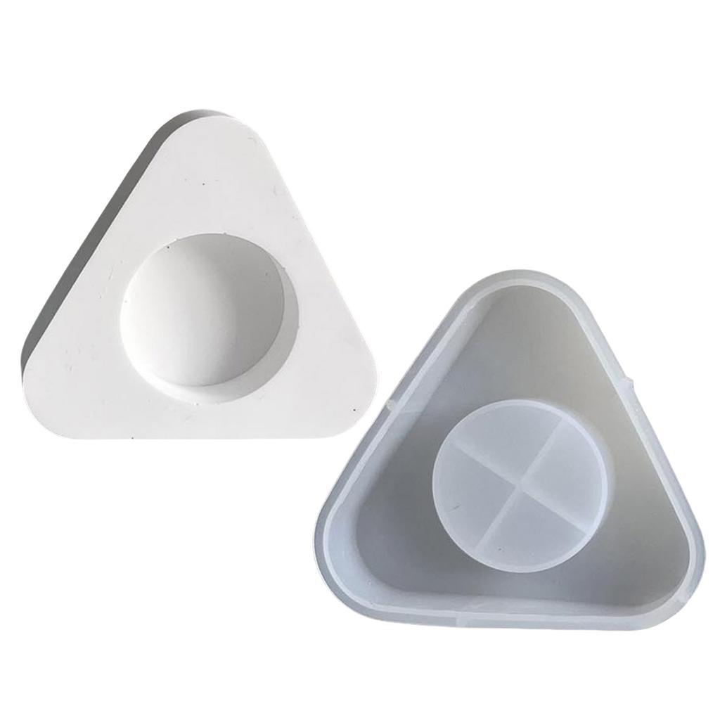 Flexible Silicone Mold Miniature Clock Shaped Decoration Making Mould Temperature Resistant Gypsum Mould for Ornament