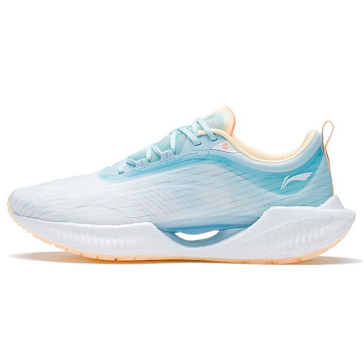 

New LiNing Super Light 19 Cushioning Anti Slip And Wear Resistant Low Top Running Shoes Women s Light Ice Blue ARBS002-17 35.5