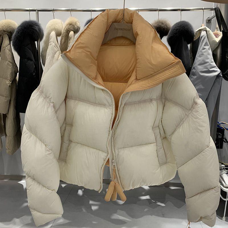 Down Jacket Warm Women's Windproof Short Jacket Winter Fashion Parkas Coat Women Outwear