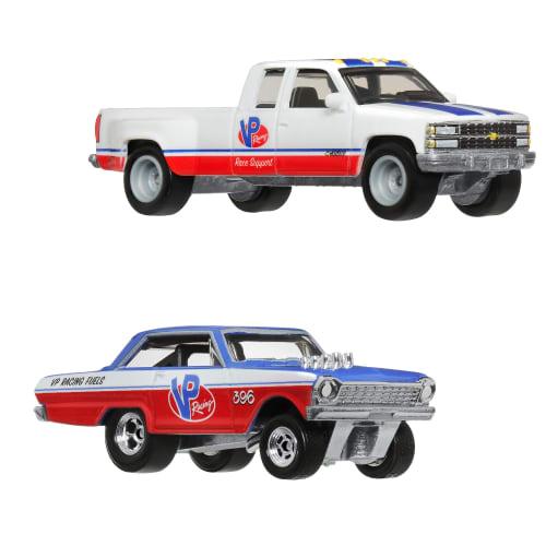 Hot Wheels Team Transport Assortment, Set of 4 (2 Cars per Box), Vehicle Toys, Mini Cars, Ages 3 and Up, 987C-FLF56