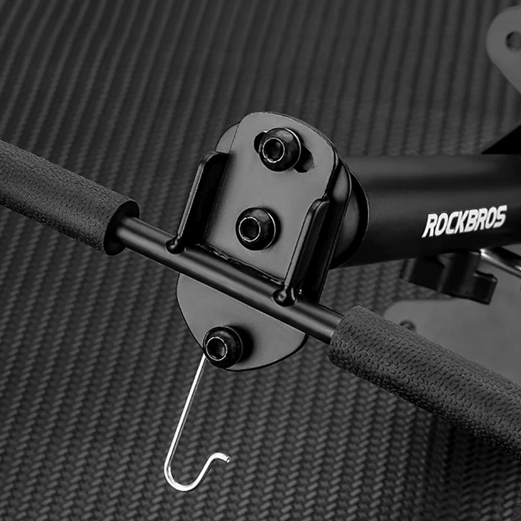 Wall-Mounted Bike Rack - Black