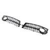 2PCS Fog Light Cover Grille Grill 8J0807682 8J0807681 Fit TT MK2 2007-2010