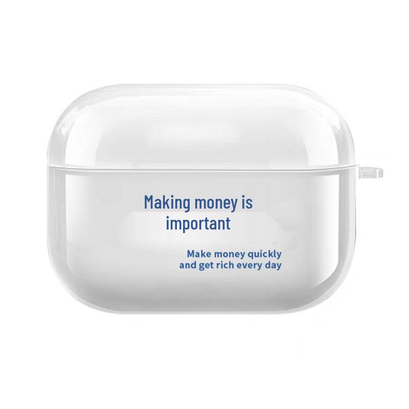 Transparent Anti-drop Protective Case for Apple AirPods Pro 2, 1st/2nd Gen: New Pattern AirPods Pro