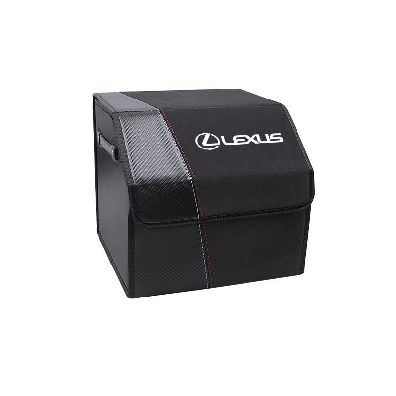 Lexus Folding Car Trunk Organizer Box Storage Bag Tools Tidying For Lexus F SPORT ES RX NX LS UX LM LX GX LC RZ IS CT GS RC HS