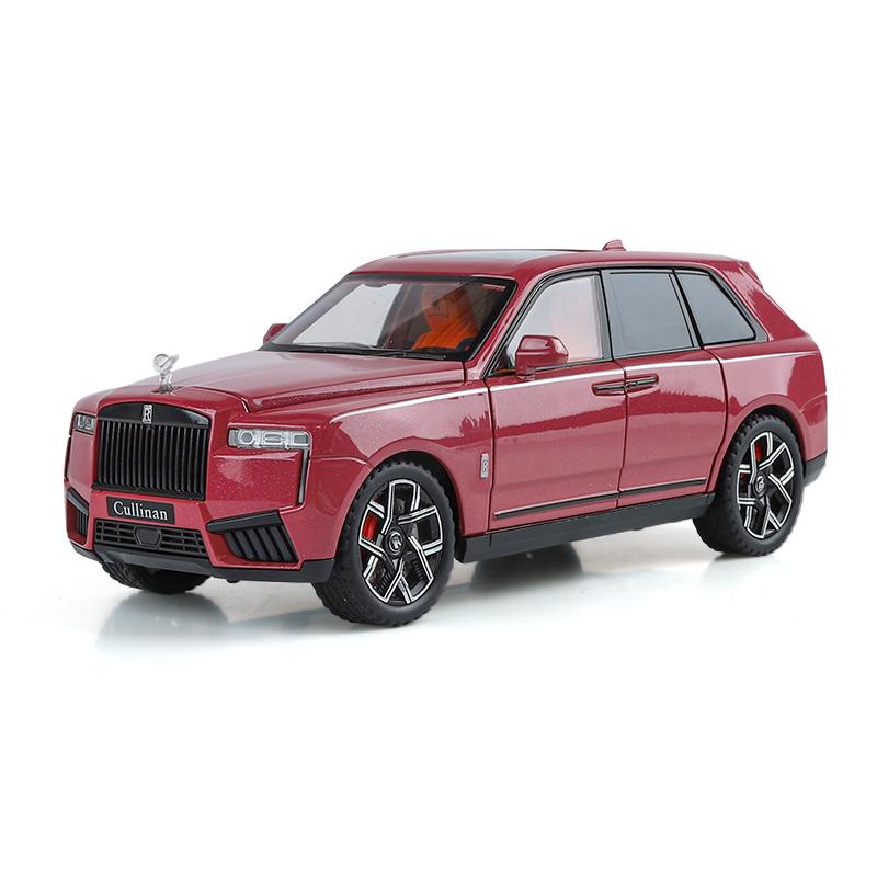 1/24 Rolls Royce Cullinan SUV Alloy Diecast Model Starry Sky Roof Car Toy Children Toy Gift Collection Decoration Ornaments