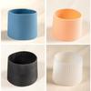 Silicone Cup Sleeve Glass Bottle Protector Sleeves Non-slip Heat Resistant Anti Mug Sleeve for Mugs Stanley Coffee Cups Wrap