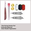 Large-Eye Steel Needle Set Hand Sewing Steel Needles Quick Threading Rust-Proof Tool Quilting Knitting Crochet Jewelry Making