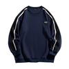 Men's Solid Color Round Neck Long Sleeve Sweatshirt Men's Sports Large Size Casual Round Neck Sweatshirt