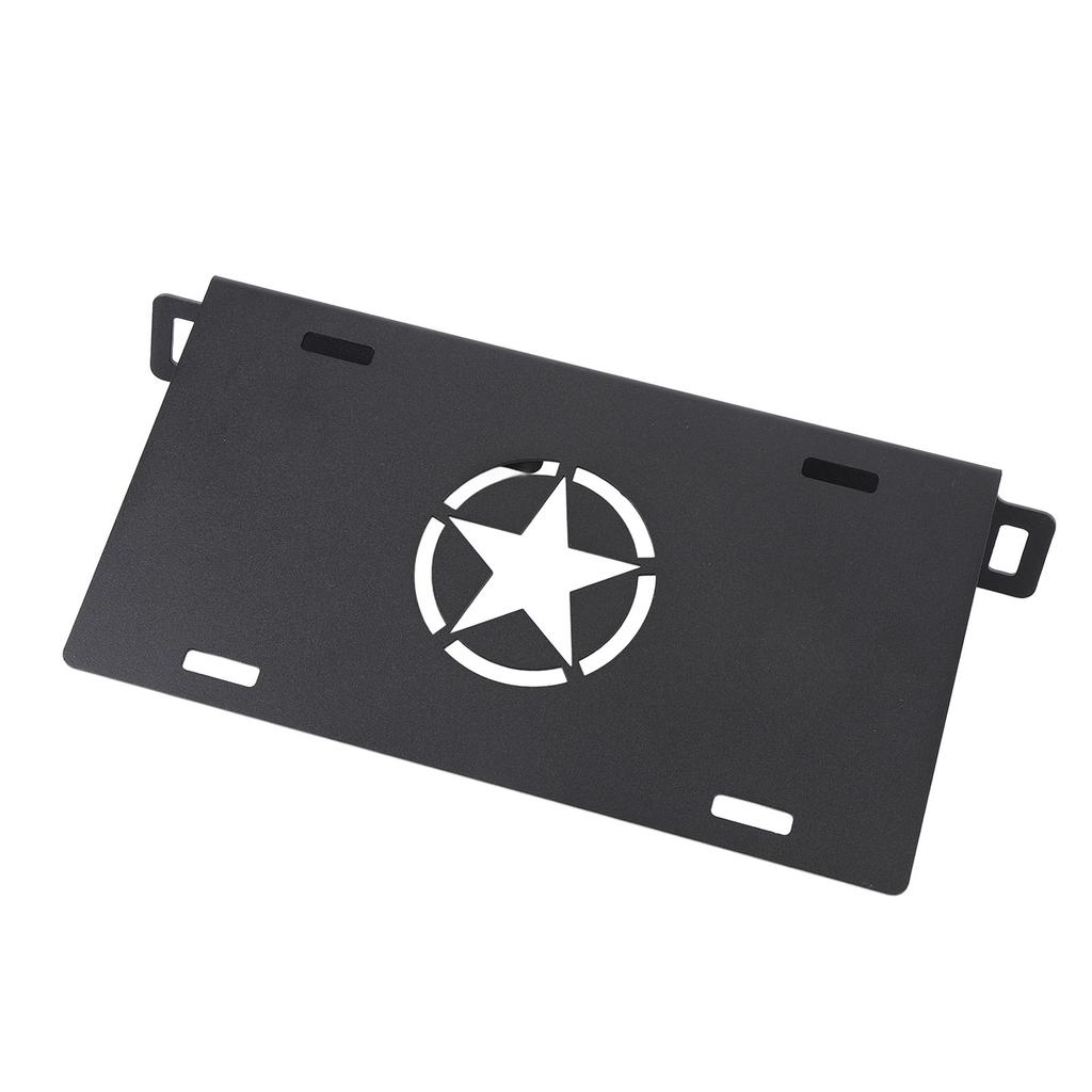 Kennzeichenhalter Aluminiumlegierung Stoßstange vorne Kennzeichenschild Rahmenhalter Ersatz für