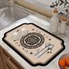 Kitchen drain mat, absorbent mat, non-slip mat, coaster, sink rim mat, quick-drying mat