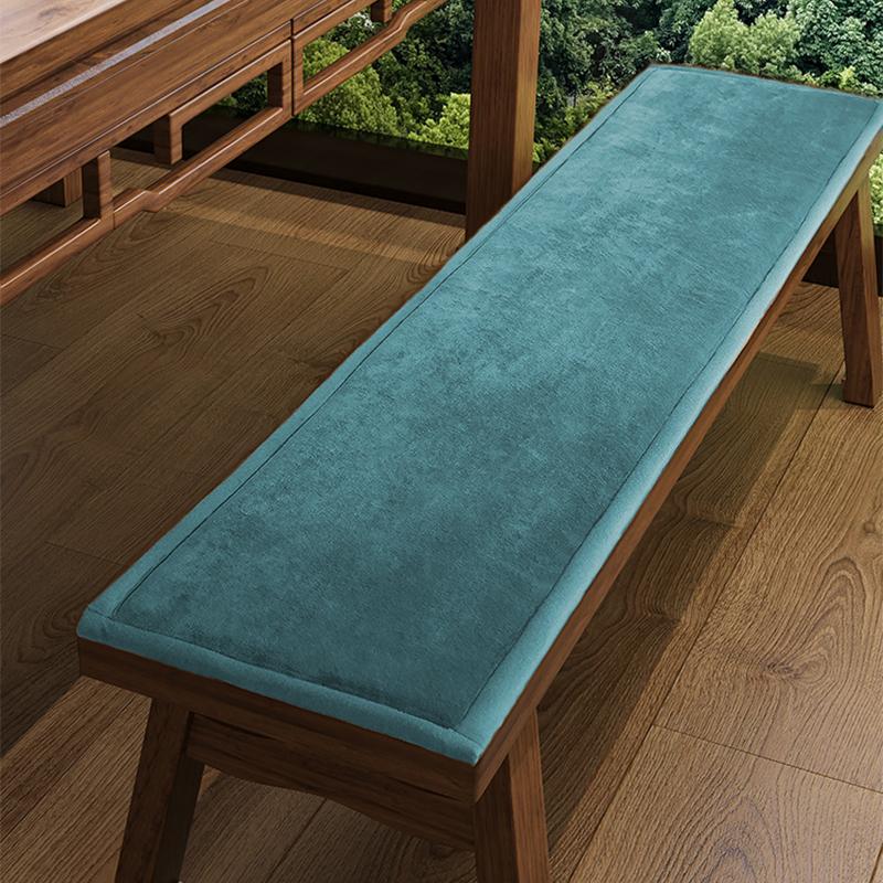 Thicken Velvet Long Bench Cushion Anti Sli Solid Wood Chair Seat Pad Hotel Dining Chair Cushion Garden Patio Sofa Seating Pad