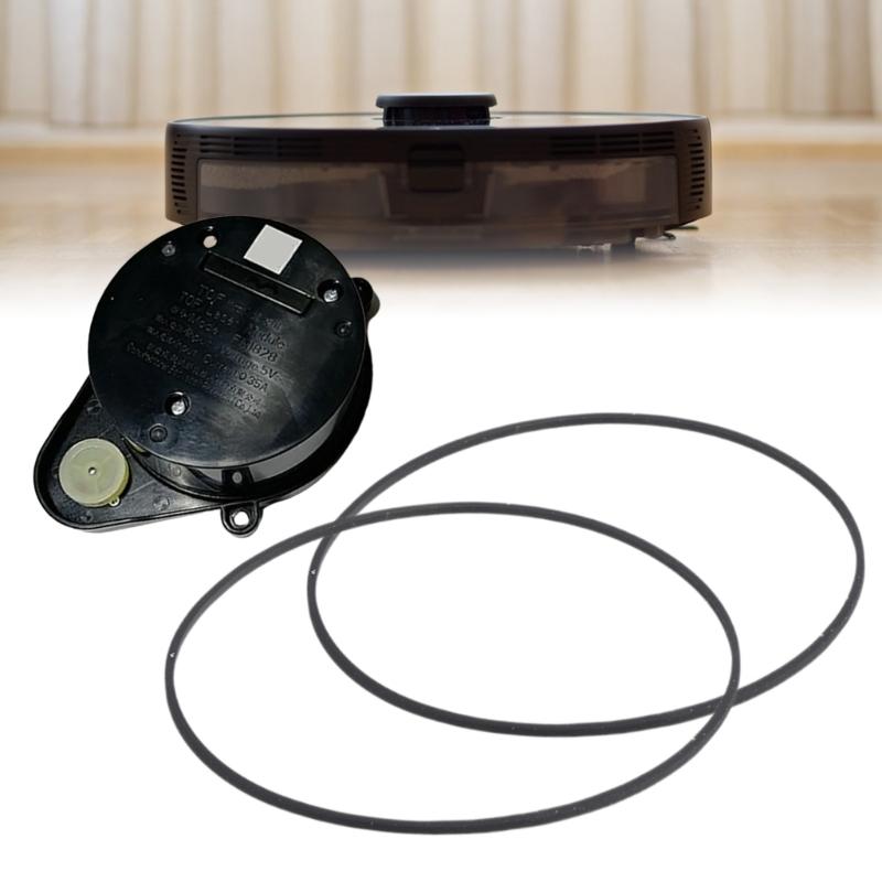 2PCS Replacement Rubber Belts for Sweeping Robot DE55/DE53/DN55 Fold Length 10CM Flexible