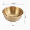 Double Layer Soup Rice Bowl Anti-Scalding Noodles Bowl Gold Silver Fruit Salad Bowl  Food Tableware