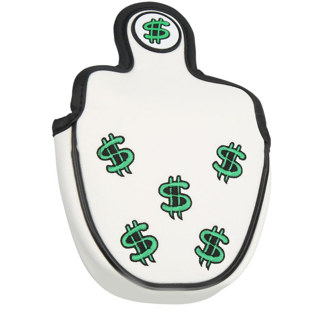 Putter Head Covers PU Leather Waterproof Sunscreen Putter Headcover      or with Magnetic Closure