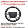 Car Steering Wheel Cover Red Mark for Ford Escape 2008-2011 Focus 2 2005-2011