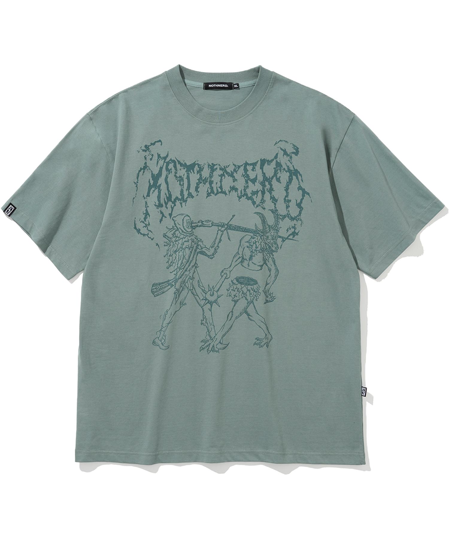 Notponerd Split T-Shirts - Emerald Emerald/L