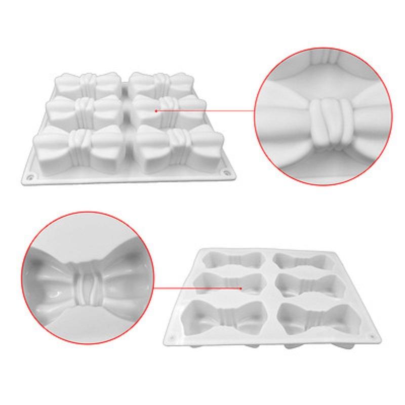 Heart Bow Moon Cloud Mousse Cake Mold Cherry Silicone Molds For Baking Pudding Dessert Chocolate Fruit Cake Decorating Tools